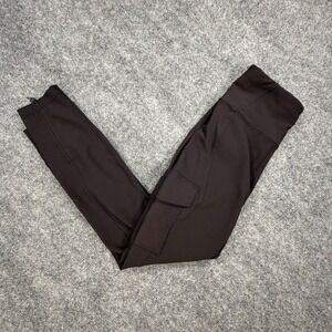 Lululemon Lab Cargo Tight 25 Ribbed Espresso Brown Womens Size 4 Leggings 0530